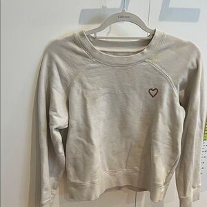 Madewell Cream Crewneck Sweatshirt